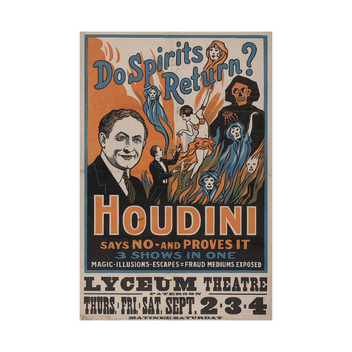 Vintage Poster Houdini