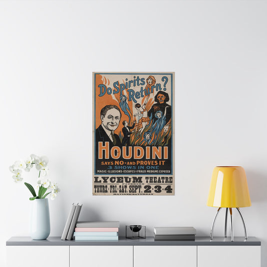 Vintage Poster Houdini