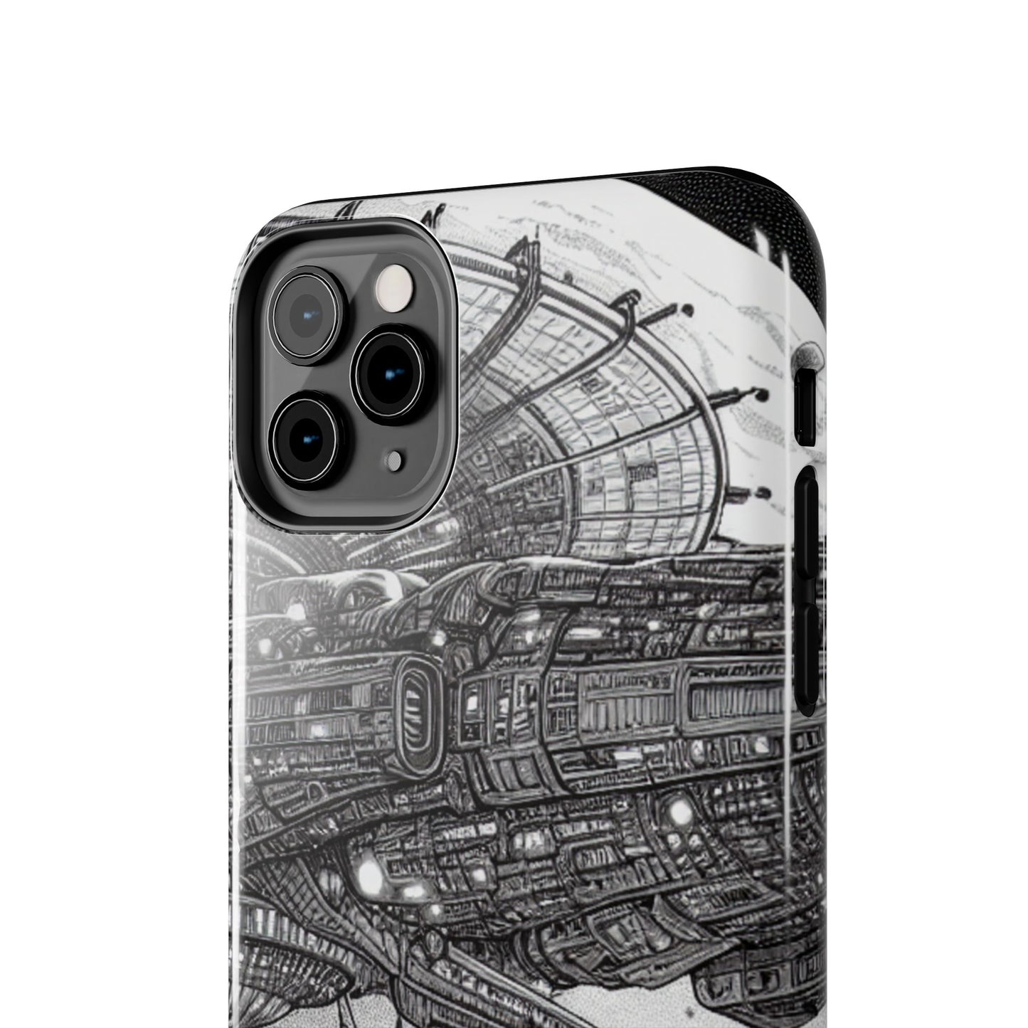 Phone Case - Steam Punk Alien Invasion Design