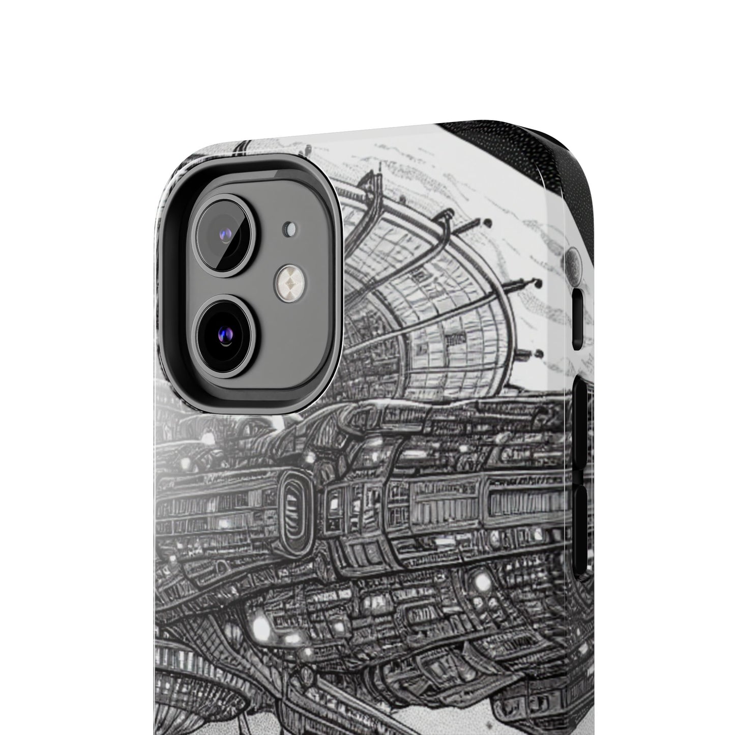 Phone Case - Steam Punk Alien Invasion Design