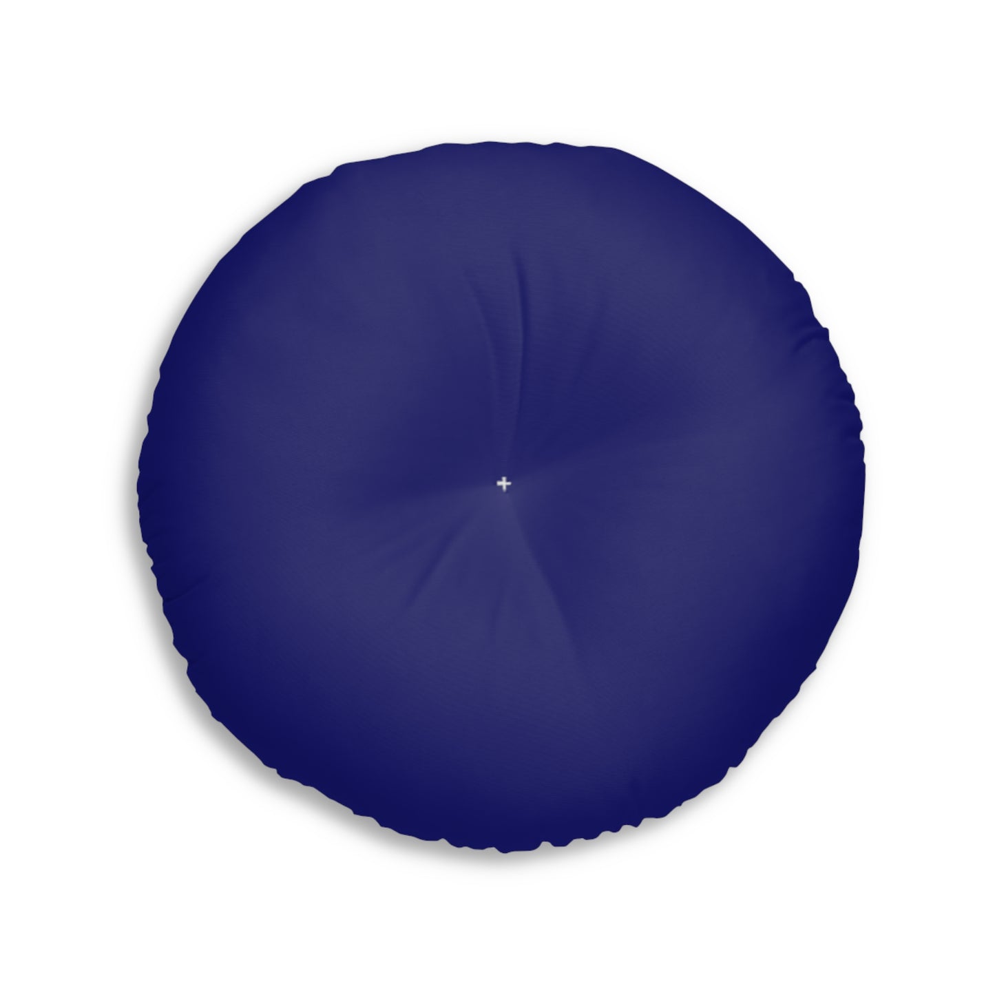 Purple Indigo Yoga Pillow Tufted Floor Pillow, Round Meditation Pillow