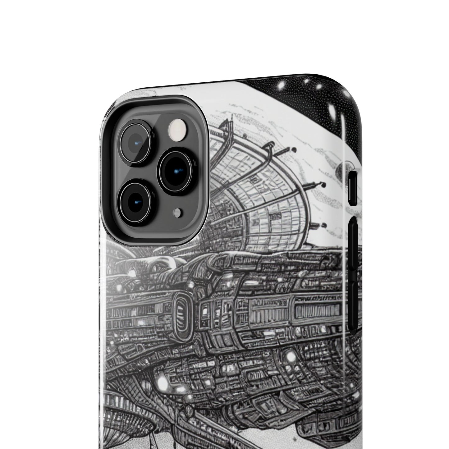 Phone Case - Steam Punk Alien Invasion Design