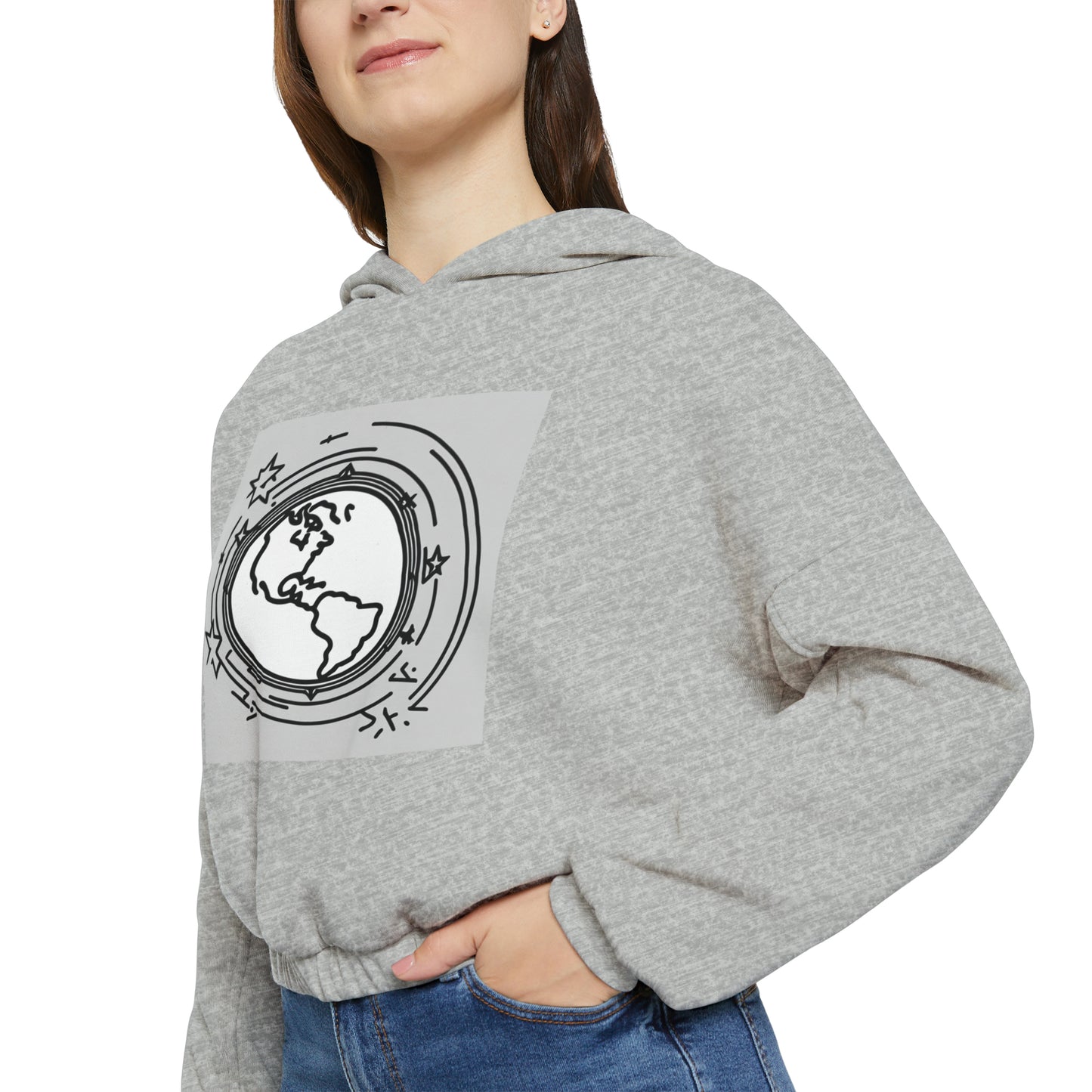 Women's Cinched Bottom Hoodie We Are One