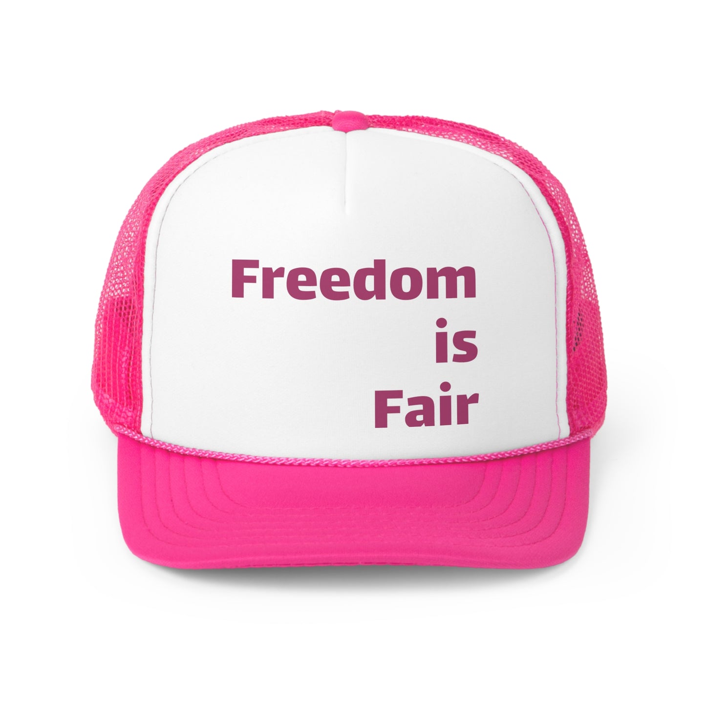 Freedom is Fair Trucker Caps