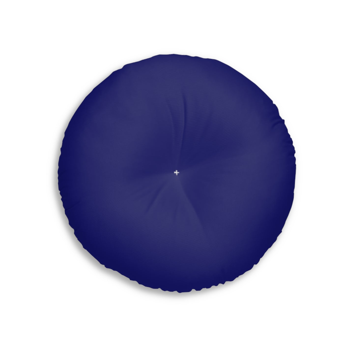 Purple Indigo Yoga Pillow Tufted Floor Pillow, Round Meditation Pillow