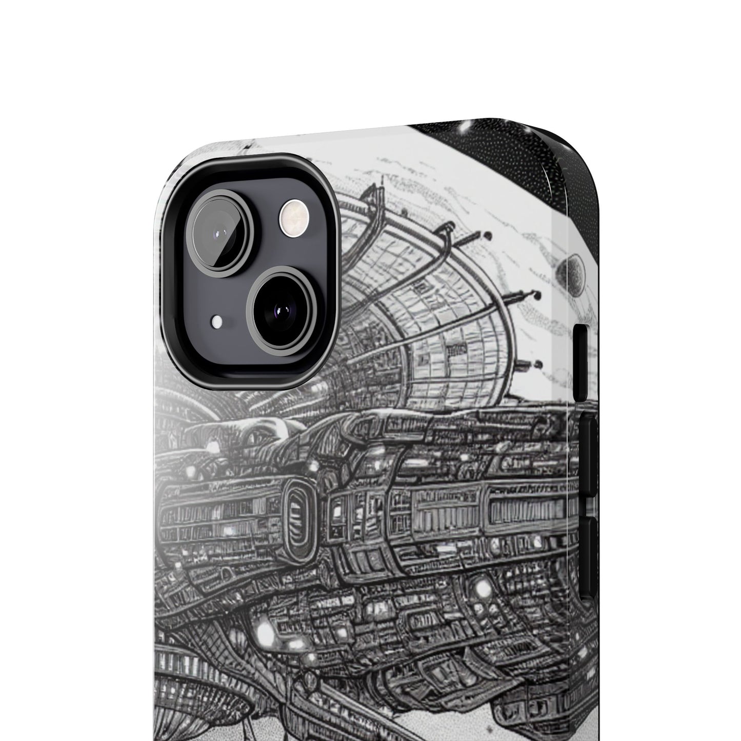 Phone Case - Steam Punk Alien Invasion Design