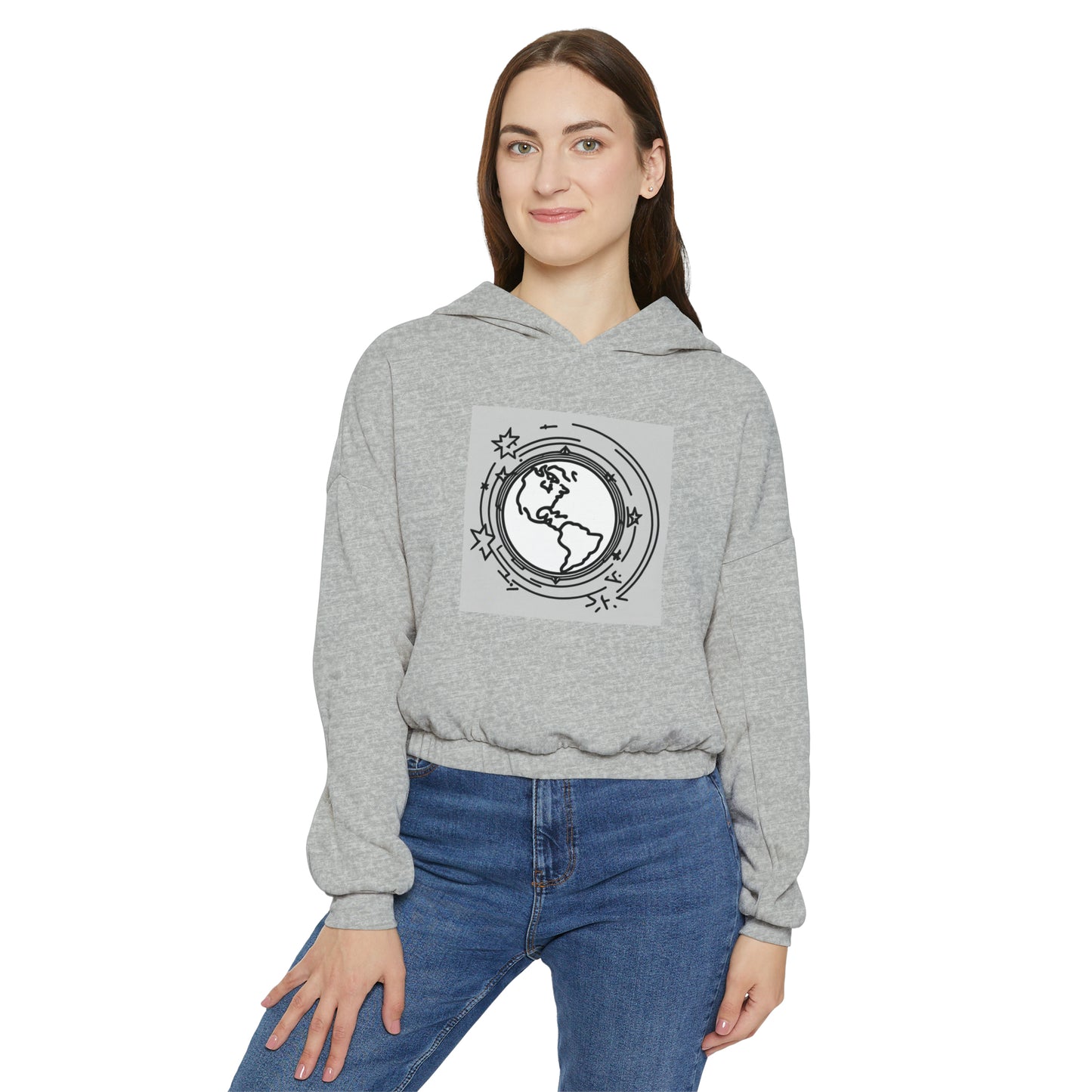 Women's Cinched Bottom Hoodie We Are One