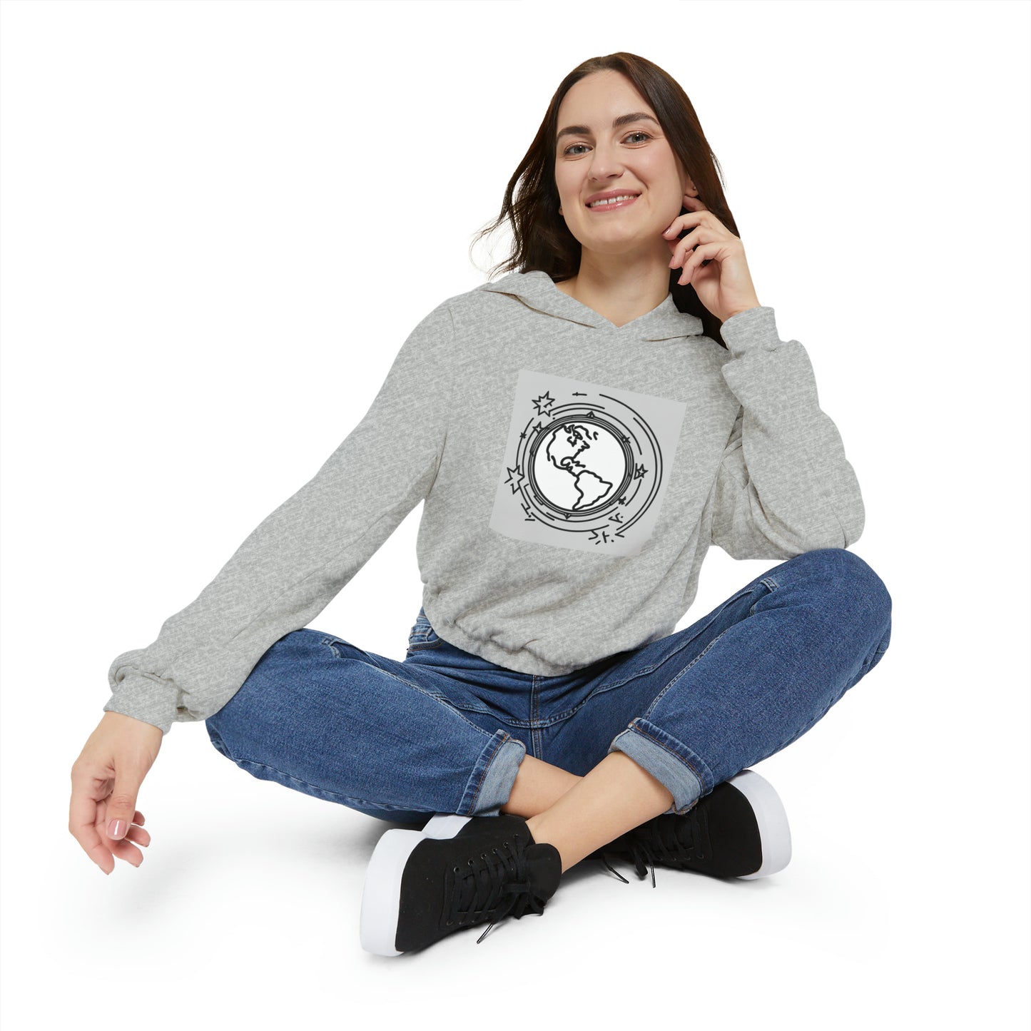 Women's Cinched Bottom Hoodie We Are One