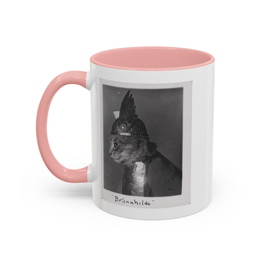 Brunnhilde the Cat Accent Coffee Mug (11, 15oz)