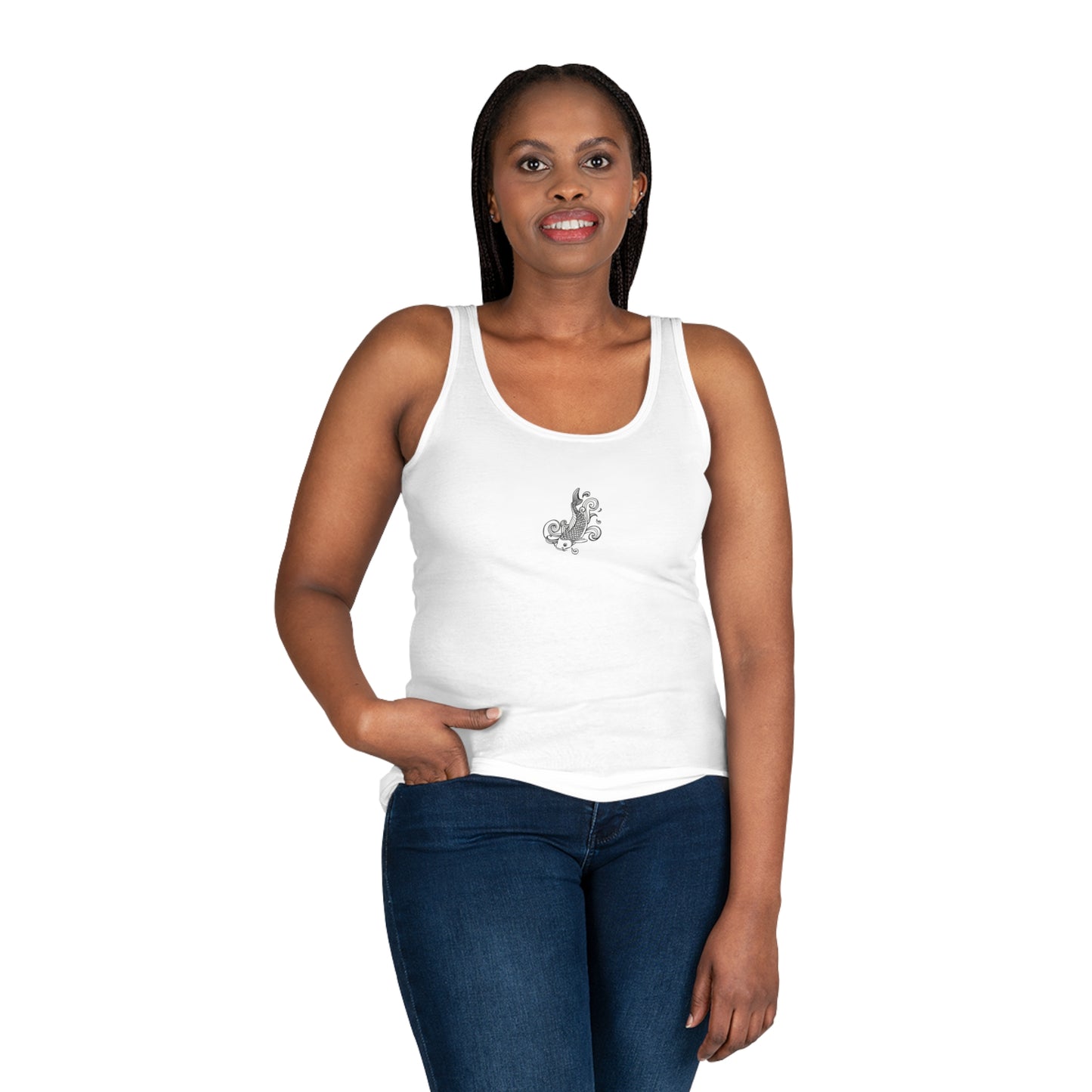 Tank Top Women's Koi Fish Design Lounge Wear