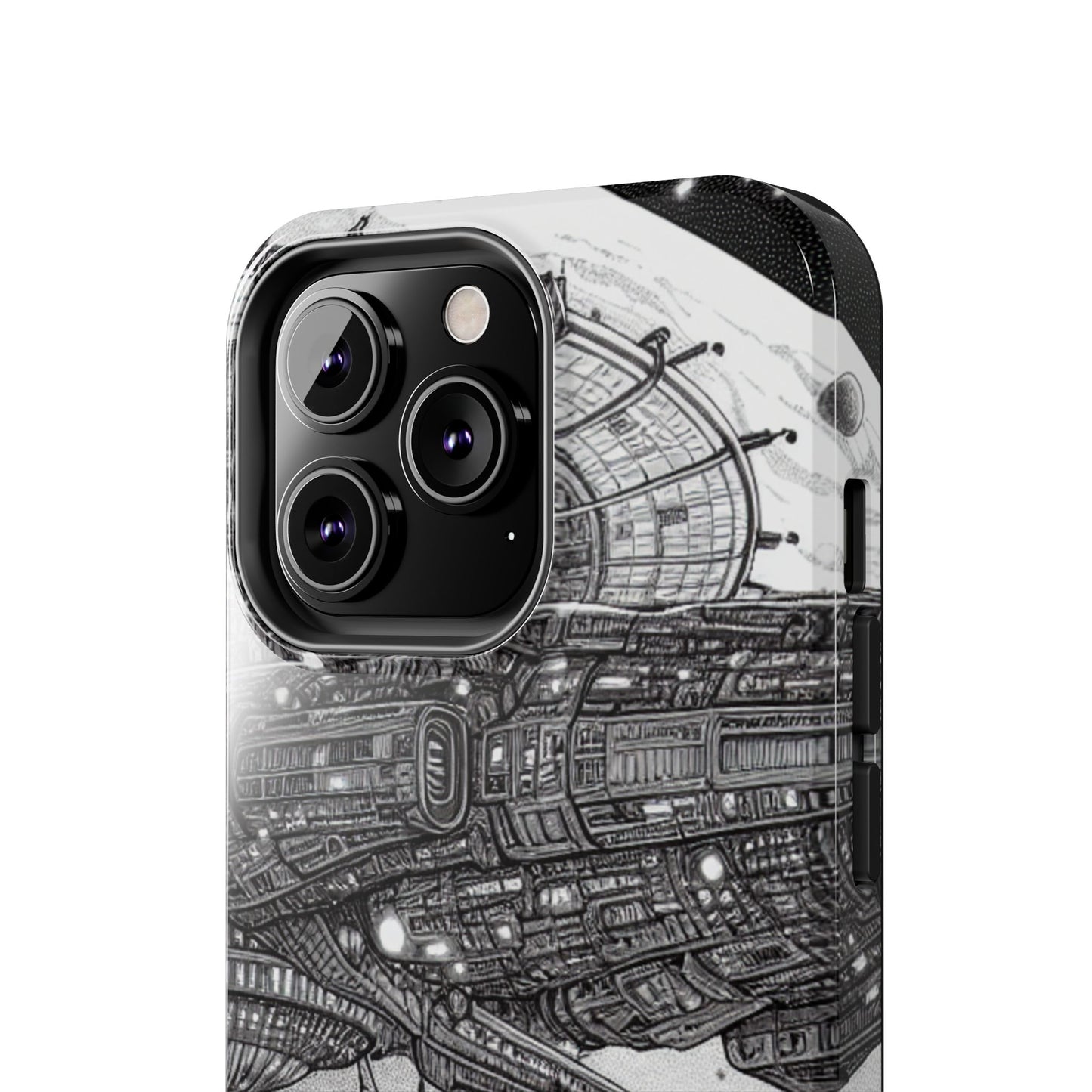 Phone Case - Steam Punk Alien Invasion Design