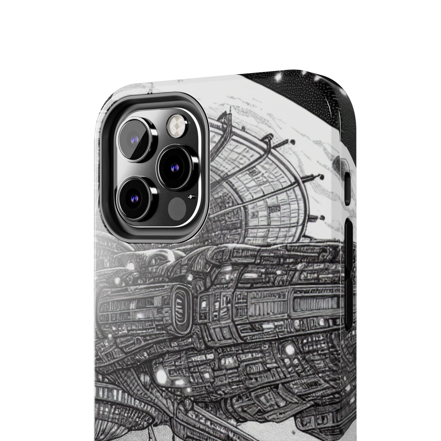 Phone Case - Steam Punk Alien Invasion Design