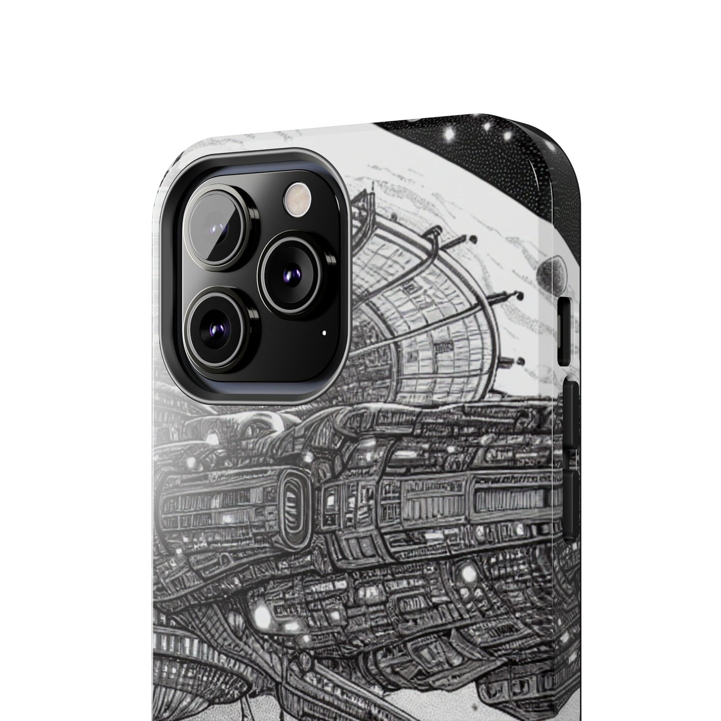 Phone Case - Steam Punk Alien Invasion Design